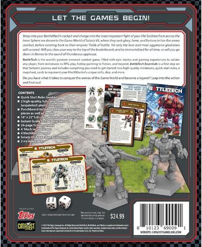 Catalyst Game Labs | BattleTech | Essentials | Miniature Game | Strategic Wargame for 1-2 Players | Sci-Fi Mech Wargame Starter Set in Saudi Arabia