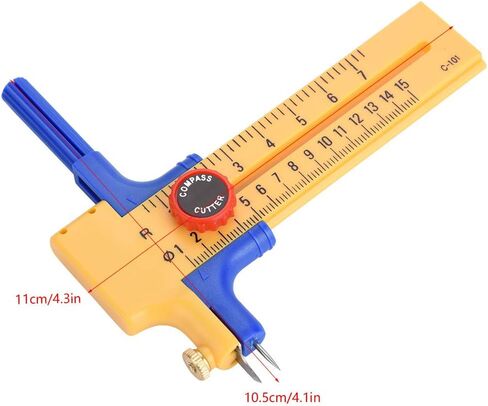 Circle Cutter Rotary Paper Trimmer Foam Core Round Draw Picture Cutting Knife Tool Picture Paper Craft Supplies in Saudi Arabia