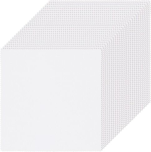 36 Pcs Embroidery Fabric Squares Cotton, Squares of 10 x 10-inch, White in Saudi Arabia