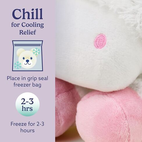 warmies Microwavable & Weighted Stuffed Animals, Laying Unicorn - Heated Stuffed Animal Plushie for Warmth & Comfort - Cute Soft Plush Toys for Adults & Children (Boys, Girls, Babies & Toddlers) in Saudi Arabia