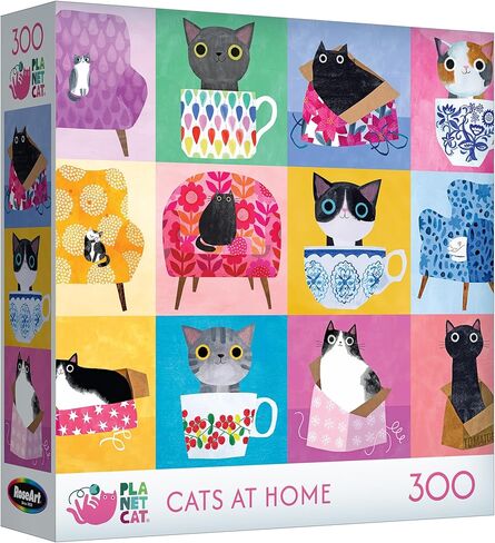 RoseArt - Planet Cat - Cats at Home - 300 Piece Jigsaw Puzzle for Adults in Saudi Arabia