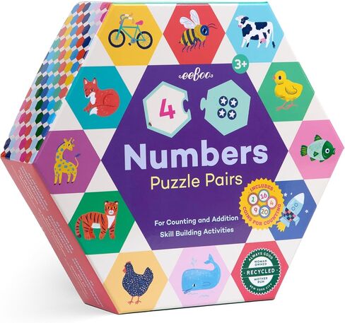 eeBoo: أزواج ألغاز سداسية - كلمات مقافية - 33 قطعة على شكل سداسي، مطابقة الأصوات والصور، نشاط تعليمي قبل القراءة، للأطفال في مرحلة ما قبل المدرسة بعمر 3 سنوات فما فوق in Saudi Arabia