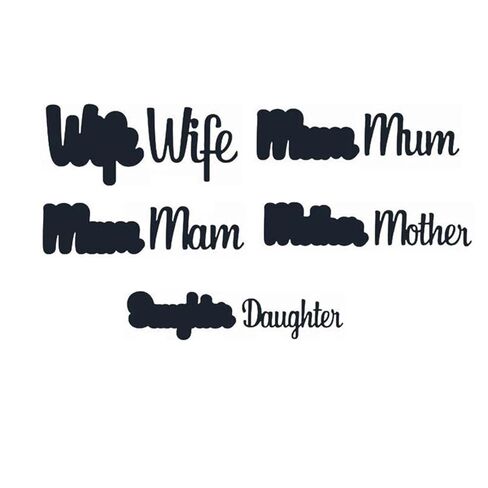 Words Dies for Card Making Make Time for You, You Make My World Twin, Angels are Near, Love Romance Alphabets Metal Die Cuts Punch Template for DIY Scrapbooking Paper Crafts Greeting (Words 13) in Saudi Arabia