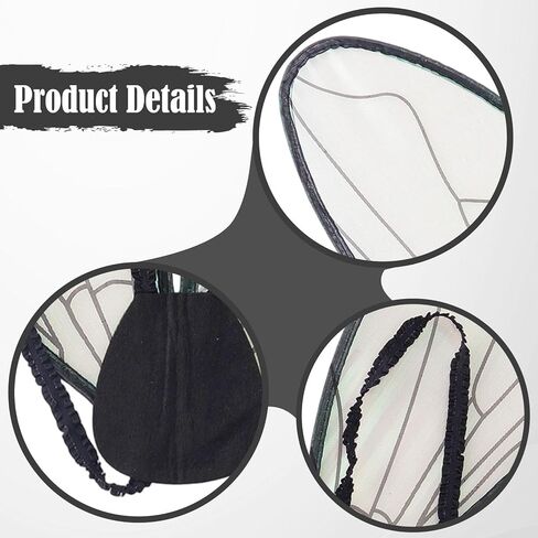 Colaxi Butterfly Wing Cosplay Costume for Women Girls, Novelty Fairy Wings, Princess Angel Elf Dress up Accessories for Performance Halloween Party Fashion Show in Saudi Arabia