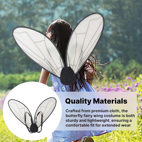 Colaxi Butterfly Wing Cosplay Costume for Women Girls, Novelty Fairy Wings, Princess Angel Elf Dress up Accessories for Performance Halloween Party Fashion Show in Saudi Arabia