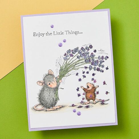 Spellbinders 4/2024 House-Mouse Collector Bundle Cling Rubber Stamp Set, Red in Saudi Arabia
