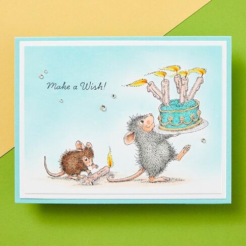 Spellbinders 4/2024 House-Mouse Collector Bundle Cling Rubber Stamp Set, Red in Saudi Arabia