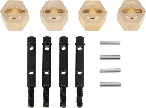 MEUS RACING UTB18 12 مللي متر محور سداسي نحاسي + محور كعب لمحور UTB18 كابرا تريل باجي 1/18 RC أجزاء ترقية الزاحف # AXI212015 # AXI212007 in Saudi Arabia