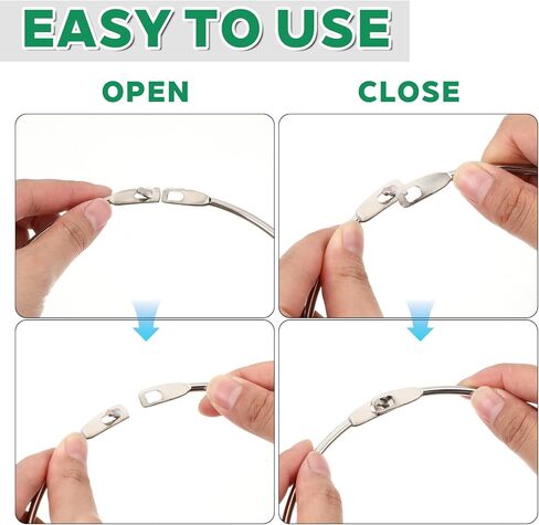 3 Pack Office Book Rings, 6 Inch Loose Leaf Binder Book Rings with Metal Extra Large Plated Steel Key Keychain Books Metal Ring, Loose Leaf Books Key Ring Clips for Keys Clip School Home in Saudi Arabia