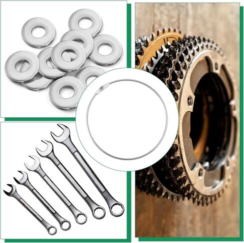 3 Pack Office Book Rings, 6 Inch Loose Leaf Binder Book Rings with Metal Extra Large Plated Steel Key Keychain Books Metal Ring, Loose Leaf Books Key Ring Clips for Keys Clip School Home in Saudi Arabia