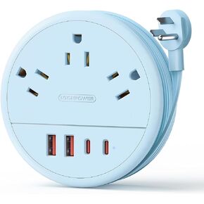 NTONPOWER سلك تمديد التوصيل المسطح، 2 USB C قطاع الطاقة للسفر مع 3 منافذ 4 منافذ USB، سلك تمديد مسطح 4 أقدام، شريط طاقة محمول قابل للتركيب للسفر سفينة سياحية أساسيات غرفة النوم المنزلية in Kuwait