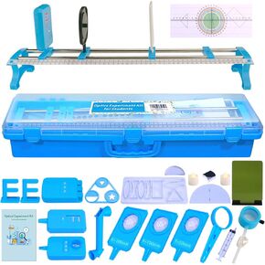 Physics Optics Experiment Kit for Lab - Light Refraction/Reflection, Convex Lens, Pinhole Imaging & Light Primary Colors Exploration Science Educational Set for Hands-On Learning in Saudi Arabia