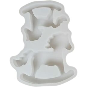 Horse Figurine Silicone Candle Molds for Candle Soap Gypsum Decoration Temperature Resistant Epoxy Resin Molds in Kuwait