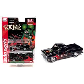 عالم السيارات 1:64 مقياس 1981 تشيفي سيلفرادو رات فينك دييكاست نموذج طبعة محدودة 6000 قطعة في جميع أنحاء العالم CP7905 in Kuwait
