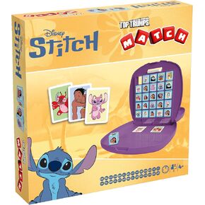 Top Trumps Match Game Lilo & Stitch - Family Board Games for Kids and Adults - Matching and Memory for Two Player Kids Game - Memories and Learning Fun Time for 4 and up in Saudi Arabia