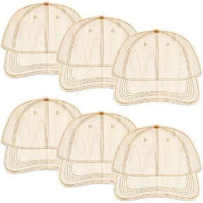 MAYJOYDIY 6 Pcs Trucker Cap Patch Template Wooden Trucker Cap Template Palette Personalized Hat Patches Tool Baseball Hat Board Design Supplies for Designing Your Own Special DIY Hats in Saudi Arabia