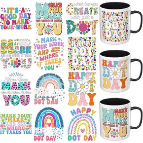 UV DTF Cup Wrap, 12 Sheets Funny Coffee Quotes Rub On Transfers for Mugs Glass Coffee, Waterproof UV DTF Transfer Stickers for Wood Tumbler DIY Crafts in Kuwait