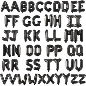 مجموعة من 52 قطعة من بالونات الحروف "A-Z" مقاس 16 بوصة - بالونات كاملة من رقائق مايلر الأبجدية (كل حرف يتضمن بالونين) لأعياد الميلاد والتخرج والعام الجديد وديكورات الحفلات (أحمر) in Kuwait