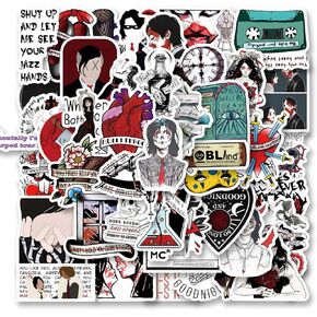 50pcs Punk Band Sticker, Cute Cartoon Vinyl Waterproof Stickers for Water Bottle,Skateboard,Laptop,Phone,Journaling,Scrapbooking Decals for Party Supply Decor in Saudi Arabia