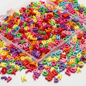 400Pcs Large Letter Beads Gold Plastic Charms 9x12mm Big A-Z Mixed Alphabet Shape Plastic Beads for Jewelry Making Bracelets Necklaces Key Chains Crafts (Gold) in Kuwait