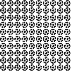 100Pcs Soccer Iron on Patches, 3cm Soccer Ball Patch, Fashionable Bulk Embroidery Iron on Patches, Versatile Embroidery Patches for DIY, Bags, Hats, Jackets, Backpacks in Kuwait