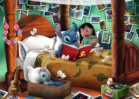 لعبة ألغاز Ravensburger Collectors Edition Lilo & Stitch مكونة من 1000 قطعة للبالغين in Kuwait