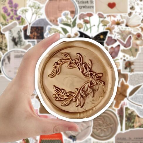 60Pcs Vintage Stickers, Aesthetic Sticker, Daily Planner for Adults, Scrapbooking Supplies for DIY Paper Crafts in Saudi Arabia