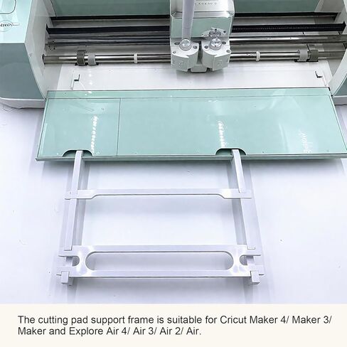 صينية تمديد متوافقة مع Cricut Maker 4 وExplore 4، دعم موسع حصيرة القطع لـ Cricut Maker 3 Explore 3 Explore Air 2، حامل حصيرة الحرف اليدوية (لـ Explore Air 2 & Explore 3) in Kuwait