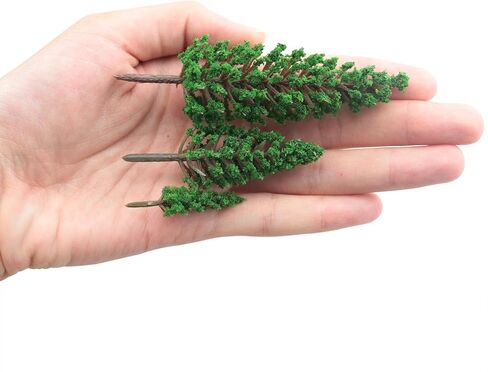 DGZZI 9PCS Mixed Miniature Tree Model 1.57inch 2.55inch and 3.54inch Size Suitable for DIY Projects Crafts Landscaping Natural Greenery in Saudi Arabia