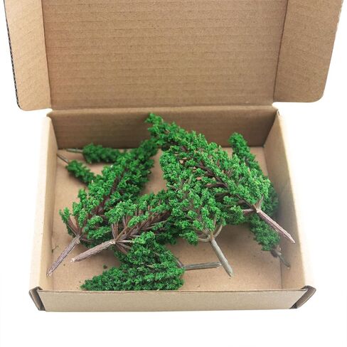 DGZZI 9PCS Mixed Miniature Tree Model 1.57inch 2.55inch and 3.54inch Size Suitable for DIY Projects Crafts Landscaping Natural Greenery in Saudi Arabia