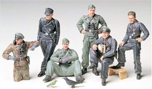 Tamiya German Tank Crew at Rest 1:35 Military Plastic Figure Model Assembly Kit in Saudi Arabia