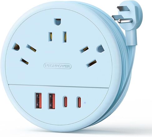 NTONPOWER سلك تمديد التوصيل المسطح، 2 USB C قطاع الطاقة للسفر مع 3 منافذ 4 منافذ USB، سلك تمديد مسطح 4 أقدام، شريط طاقة محمول قابل للتركيب للسفر سفينة سياحية أساسيات غرفة النوم المنزلية in Saudi Arabia