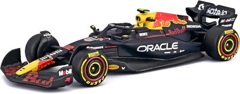 Bburago 1:64 Scale Race Formula Red Bull RB21 (2025) Diecast Vehicle, Tsunoda #22 in Saudi Arabia