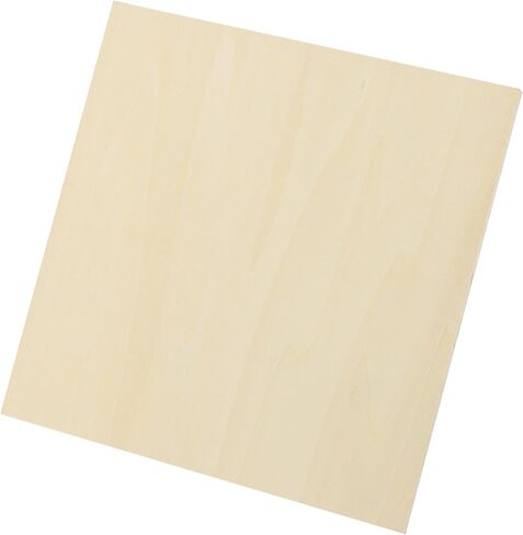 40Pcs 6 x 6 x 1/4 Inch Square Basswood Sheets, 6mm Unfinished Wood Squares, Plywood Sheets, Plywood Board Sheet for DIY Projects, Wood Crafts in Saudi Arabia