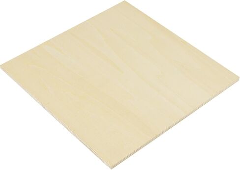 40Pcs 6 x 6 x 1/4 Inch Square Basswood Sheets, 6mm Unfinished Wood Squares, Plywood Sheets, Plywood Board Sheet for DIY Projects, Wood Crafts in Saudi Arabia