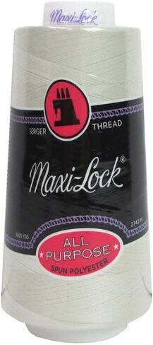 American & Efird Maxi-Lock Cone 3,000yd، بكرة خيط لؤلؤي، 4.75 × 2.25 × 2.25 in Saudi Arabia