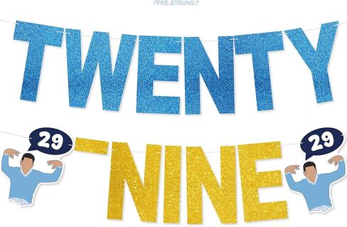 لافتة عيد ميلاد تسعة وعشرون - لا توجد زينة لحفلة عيد الميلاد التاسع والعشرون للفتيات الجديدة التي تبلغ من العمر 29 عامًا، ما الأمر؟ ديكور حفلة عيد ميلاد للنساء جليتر in Kuwait