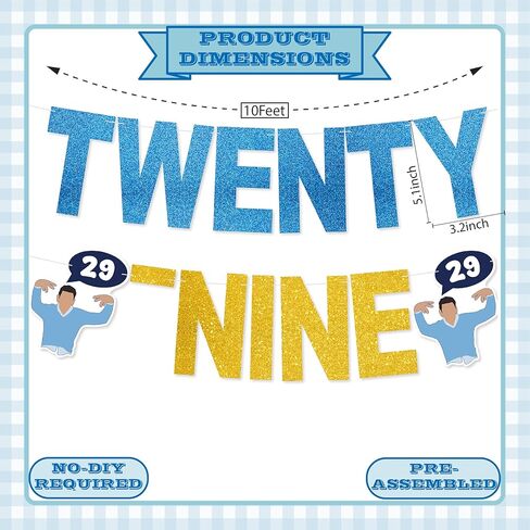 لافتة عيد ميلاد تسعة وعشرون - لا توجد زينة لحفلة عيد الميلاد التاسع والعشرون للفتيات الجديدة التي تبلغ من العمر 29 عامًا، ما الأمر؟ ديكور حفلة عيد ميلاد للنساء جليتر in Kuwait