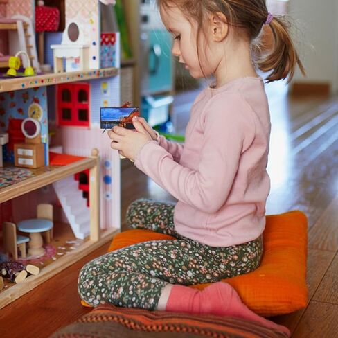 FAVOMOTO Miniature TV, 1:12 Scale Dollhouse Television Decoration Accessories Model for Dollhouse Scene Model Accessories Living Room Mini Furniture in Kuwait