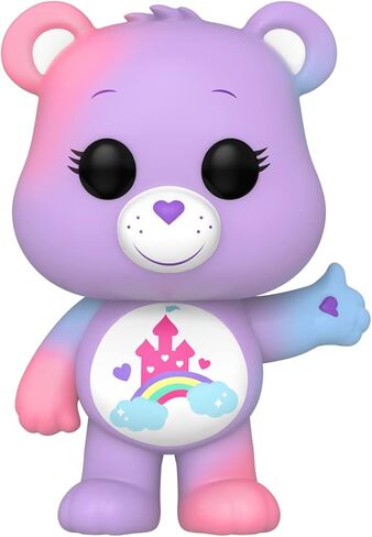 فانكو بوب! الرسوم المتحركة: الذكرى السنوية الأربعون لـ Care Bears - دب Care-A-Lot مع مطاردة لامعة شفافة (قد تختلف التصاميم) in Kuwait