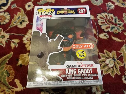 Funko 26845 Marvel-Contest of Champions-King Groot (Glows in The Dark) Figure, Multi-Colour in Saudi Arabia