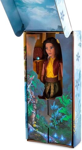 Disney Store Official Princess Classic Doll (Raya), 11 Inches, Includes Brush with Molded Details, Fully Posable Toy in Classic Outfit Princess Toys for Girls in Saudi Arabia
