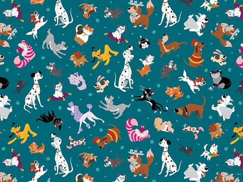 Ceaco - Disney Cats and Dogs - Pets Collage - 300 Piece Puzzle for Adults - Challenging and Perfect for Game Nights - Finished Puzzle Size 21.25 x 15 in Saudi Arabia