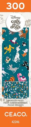 Ceaco - Disney Cats and Dogs - Pets Collage - 300 Piece Puzzle for Adults - Challenging and Perfect for Game Nights - Finished Puzzle Size 21.25 x 15 in Saudi Arabia
