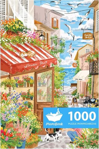 MOMIBOOK 1000 Piece Puzzle for Adults Jigsaw Puzzles of Enchanted Magic House, Touch Film Painting Image Difficult Challenging Hard Impossible Puzzle Unique Funny Party Christmas Birthday Gifts in Saudi Arabia