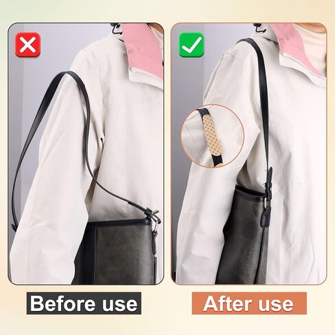 6pcs Anti-Slip Shoulder Bag Strap Gripper, Self Adhesive Shoulder Bags Holder Purse Strap Prevent Slip Handbag Grip Non Slip Pad for Bags Purses in Kuwait