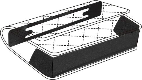 Bag Insert Purse Base Shaper for WOC Chain Handbag Protector Pad Bottom Organizer in Saudi Arabia