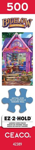 Ceaco - EZ 2 Hold - Bigelow - She Shed Studio - 500 Piece Puzzle for Adults - Challenging and Perfect for Game Nights - Finished Puzzle Size 21.25 x 15 in Saudi Arabia