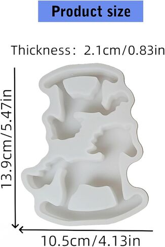 Horse Figurine Silicone Candle Molds for Candle Soap Gypsum Decoration Temperature Resistant Epoxy Resin Molds in Saudi Arabia