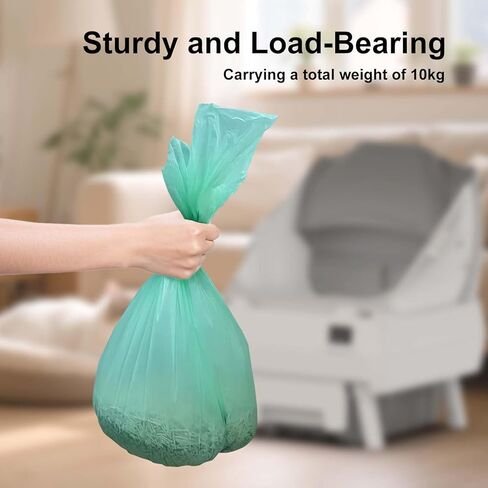 Dedicated to Lohhuby Automatic cat litter box Drawer Liners – 2 Rolls of Heavy-Duty Bags (25 Per Roll), Large Capacity, Tear-Proof, Multi-Purpose for Home or Office Use in Saudi Arabia